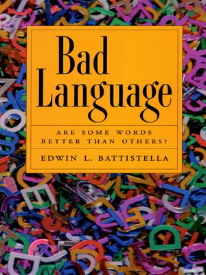 cover image of Bad Language
